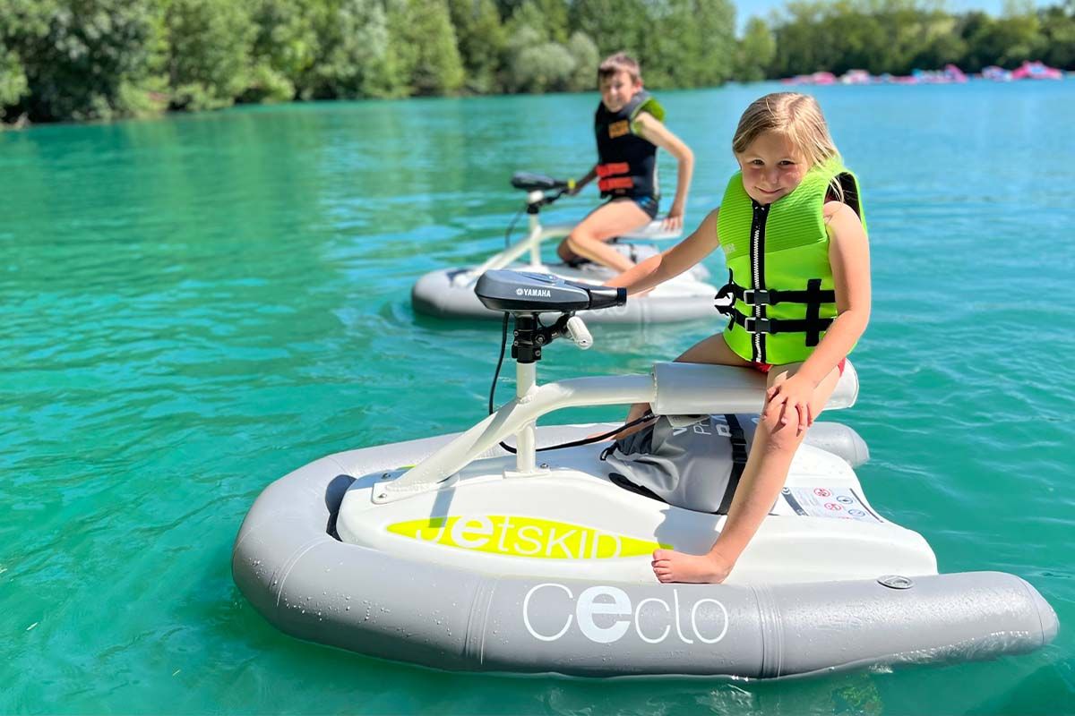jet ski pour enfant près d'agen au camping xtrem village