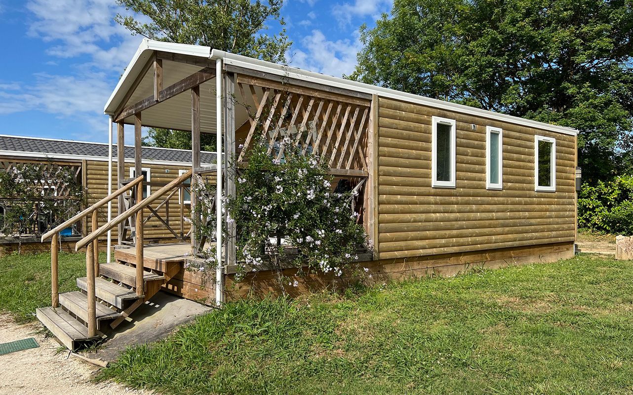 hébergement en chalet au camping xtrem village près d'agen