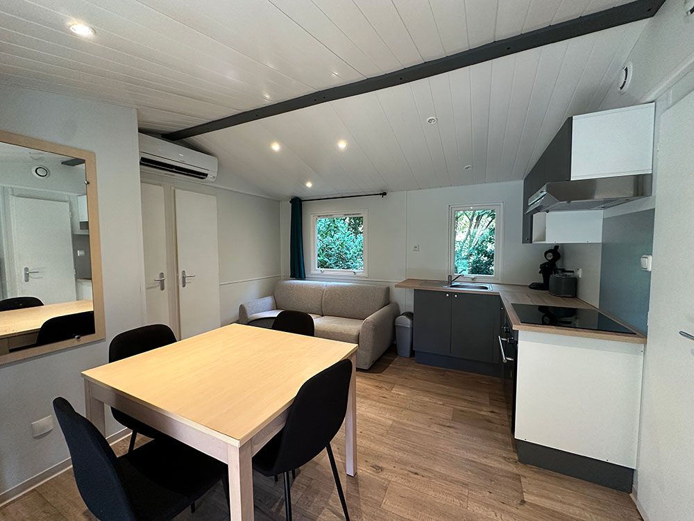 hébergement en chalet au camping xtrem village près d'agen