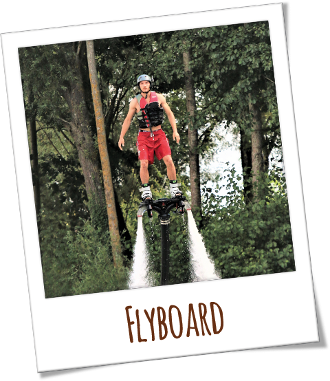 flyboard au camping xtrem village près d'agen