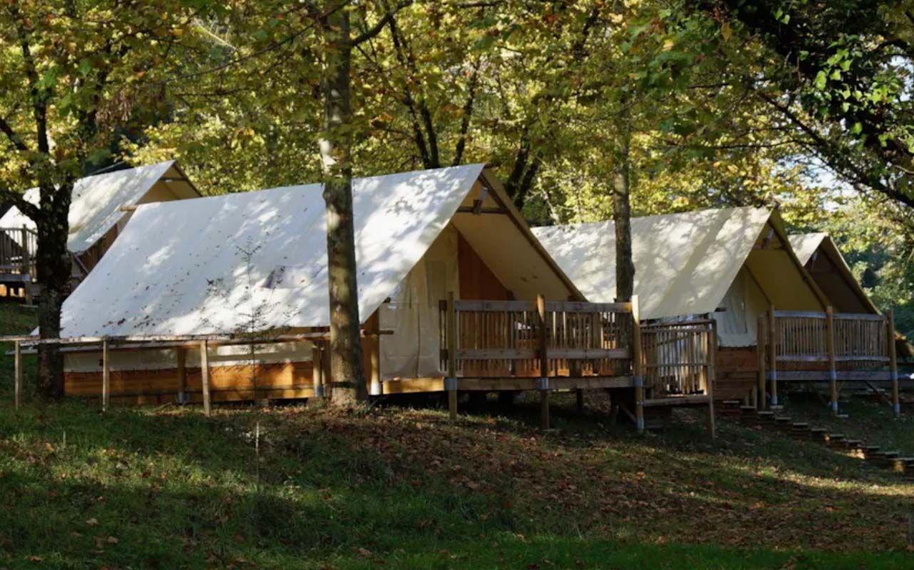 hébergement en cabane au camping xtrem village près d'agen