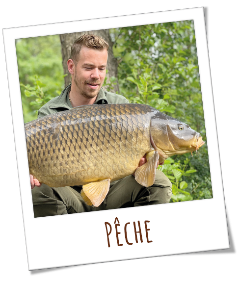 pêche dans un lac près d'agen dans le lot et garonne