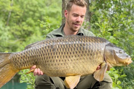 prise d'une carpe proche d'agen