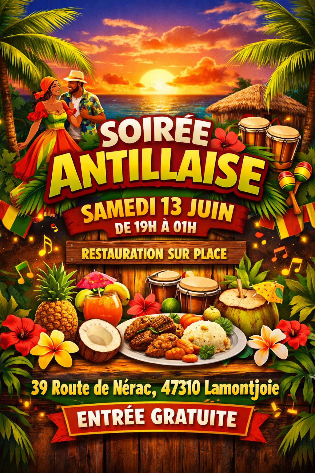 soiree antillaise
