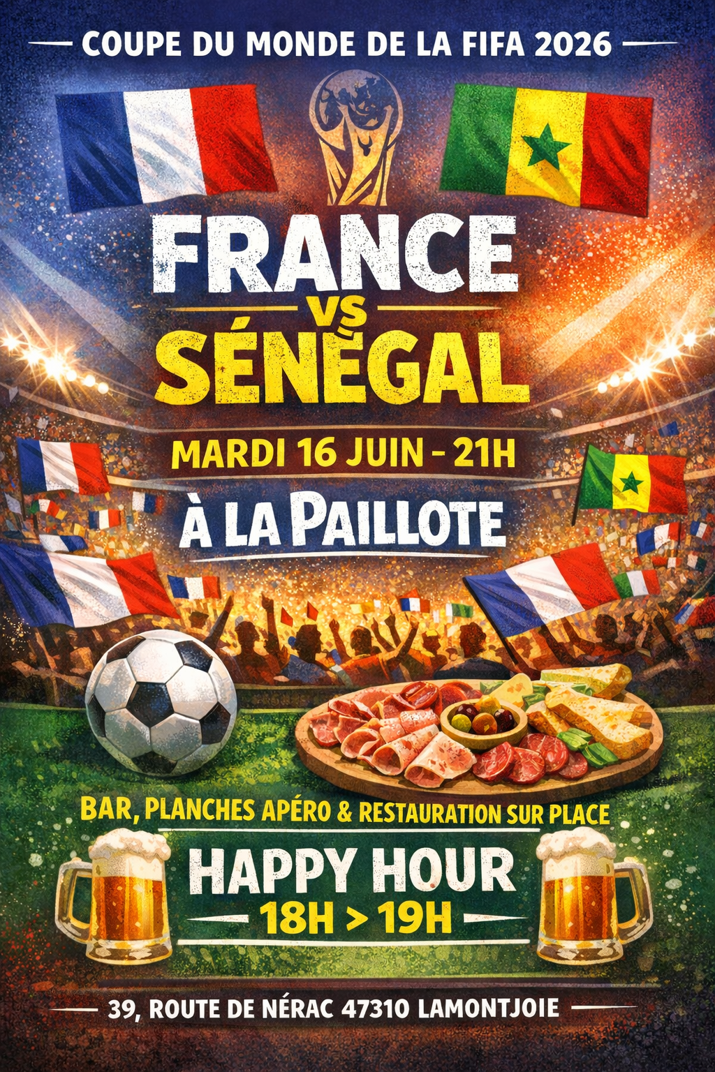 Diffusion match France Sénégal