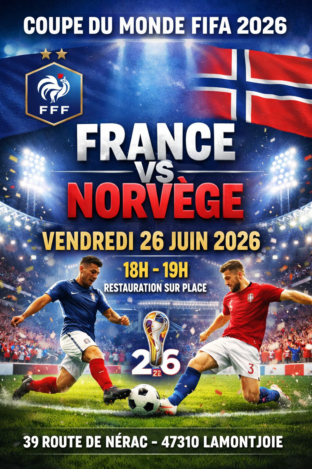 Match France / Norvège